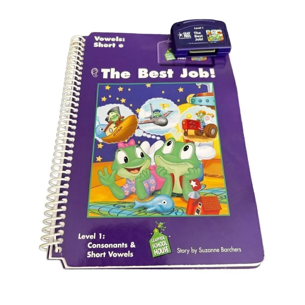 LEAPFROG LEARNING SYSTEM LONG VOWELS BOOKS LEVEL 1 SET OF 3